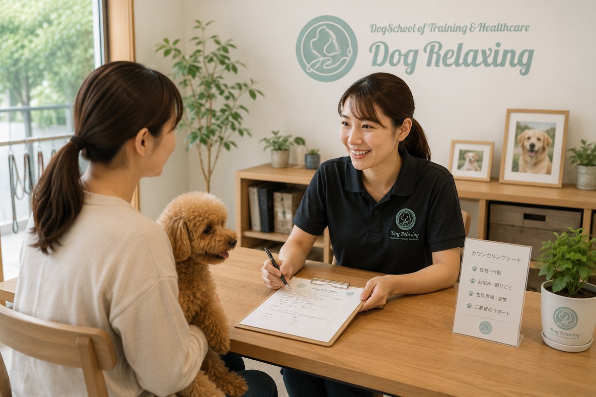 リアルカウンセリングの様子｜DogRelaxing 犬育てカウンセリング